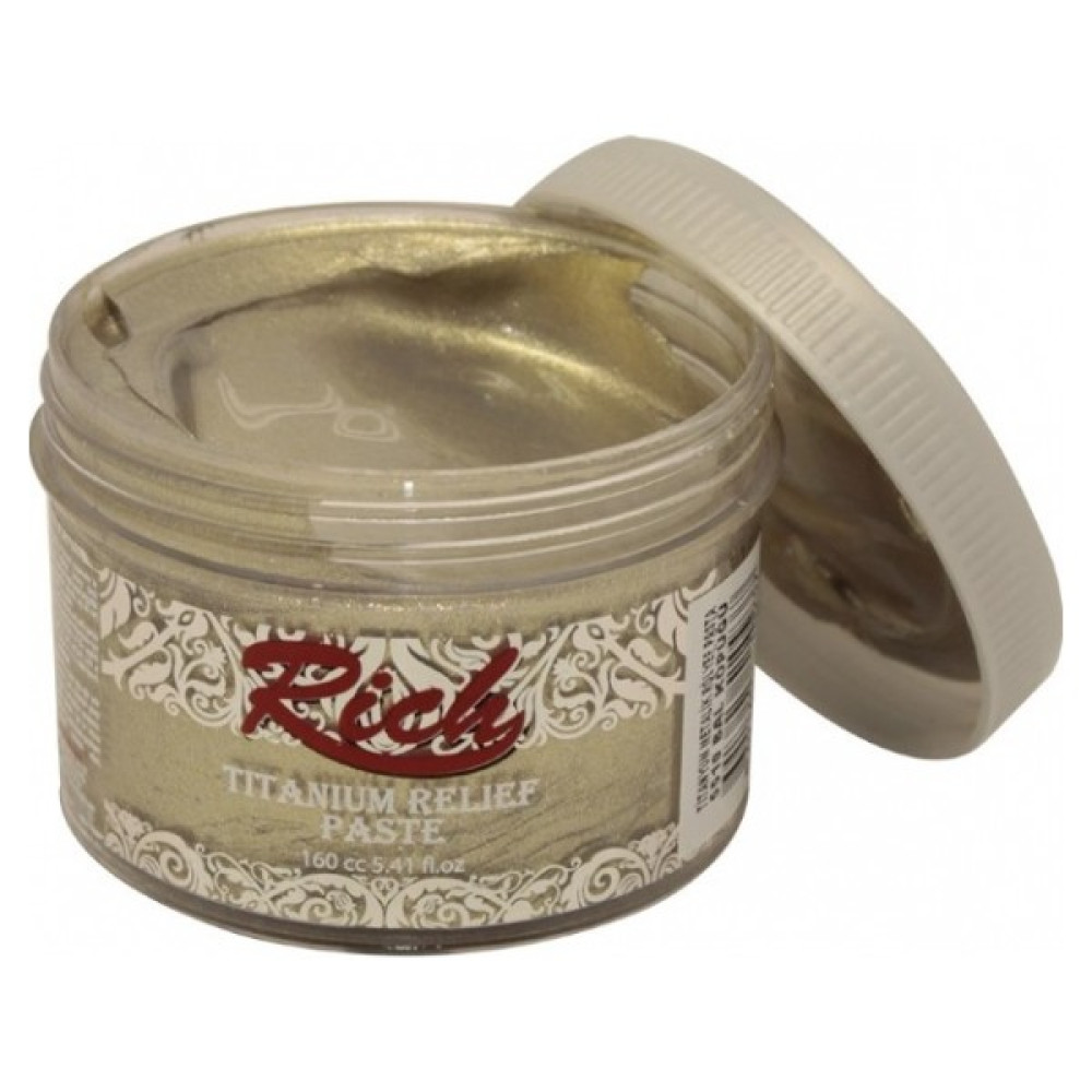 Rich Titanyum Metalik Rölyef Pasta N:5510 Bal Köpüğü 160Cc Yardımcı Malzeme Fiyatı