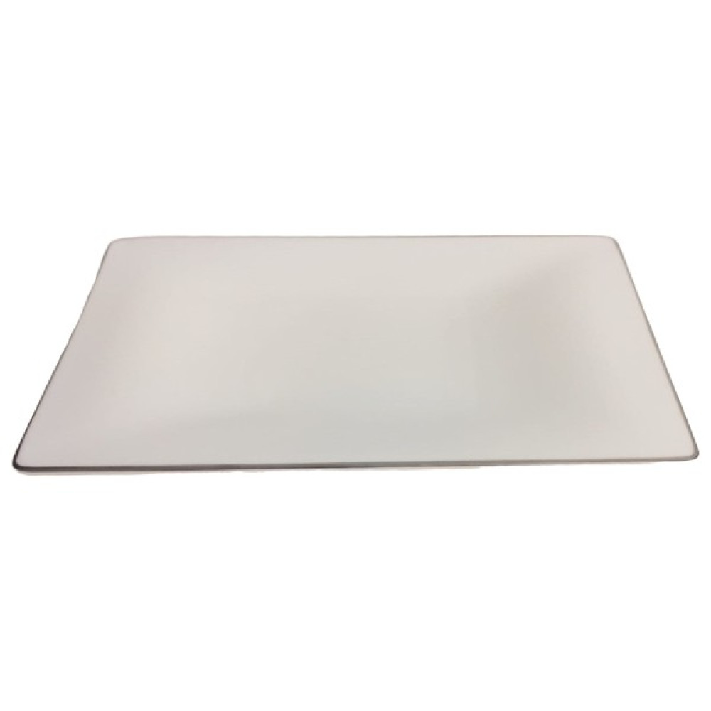 Richard Ginori Living Platino - Bone China Dikdörtgen Düz Pasta Tabağı 24 x 16 cm Mutfak Gereçleri Fiyatı