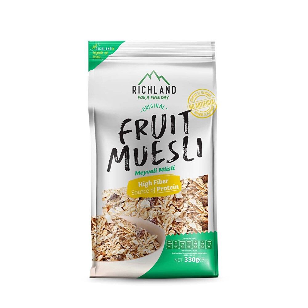 Richland Meyveli Müsli 330 g Kahvaltılık Gevrek Fiyatı