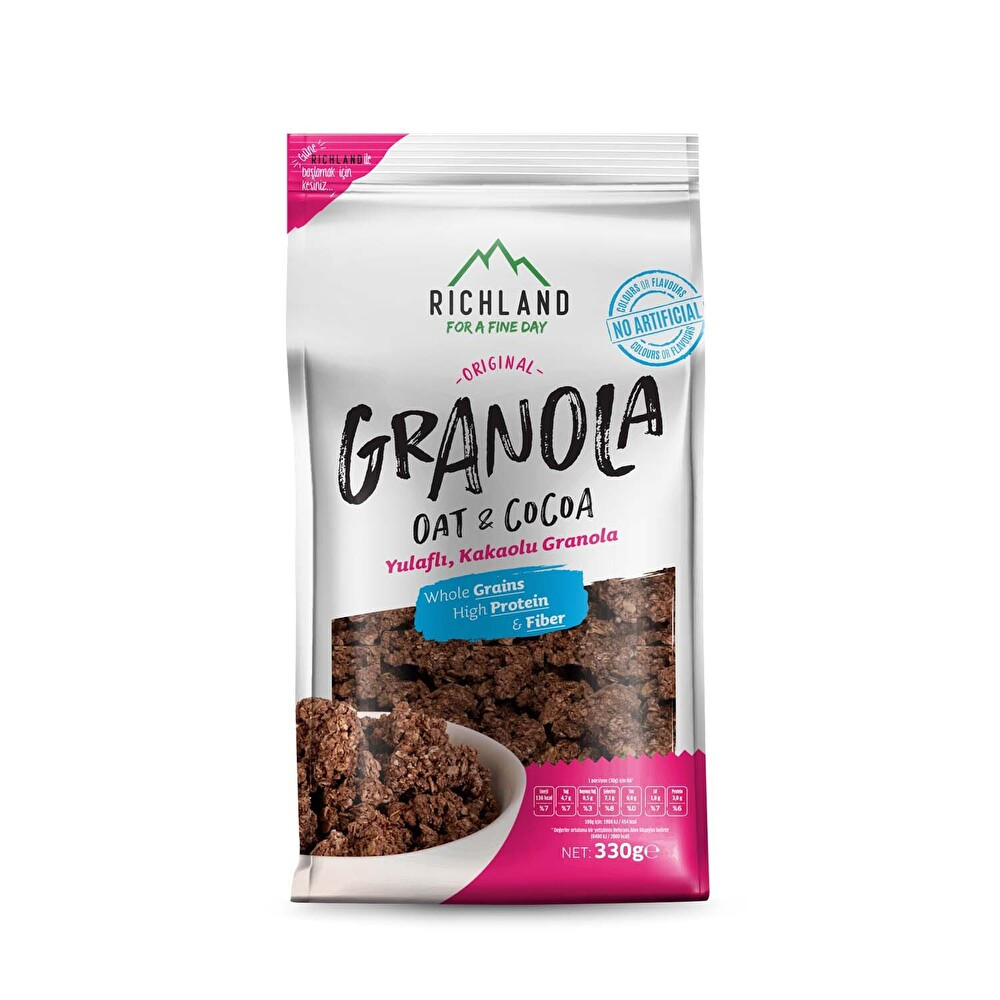 Richland Yulaflı Kakaolu Granola 330 g Kahvaltılık Gevrek Fiyatı