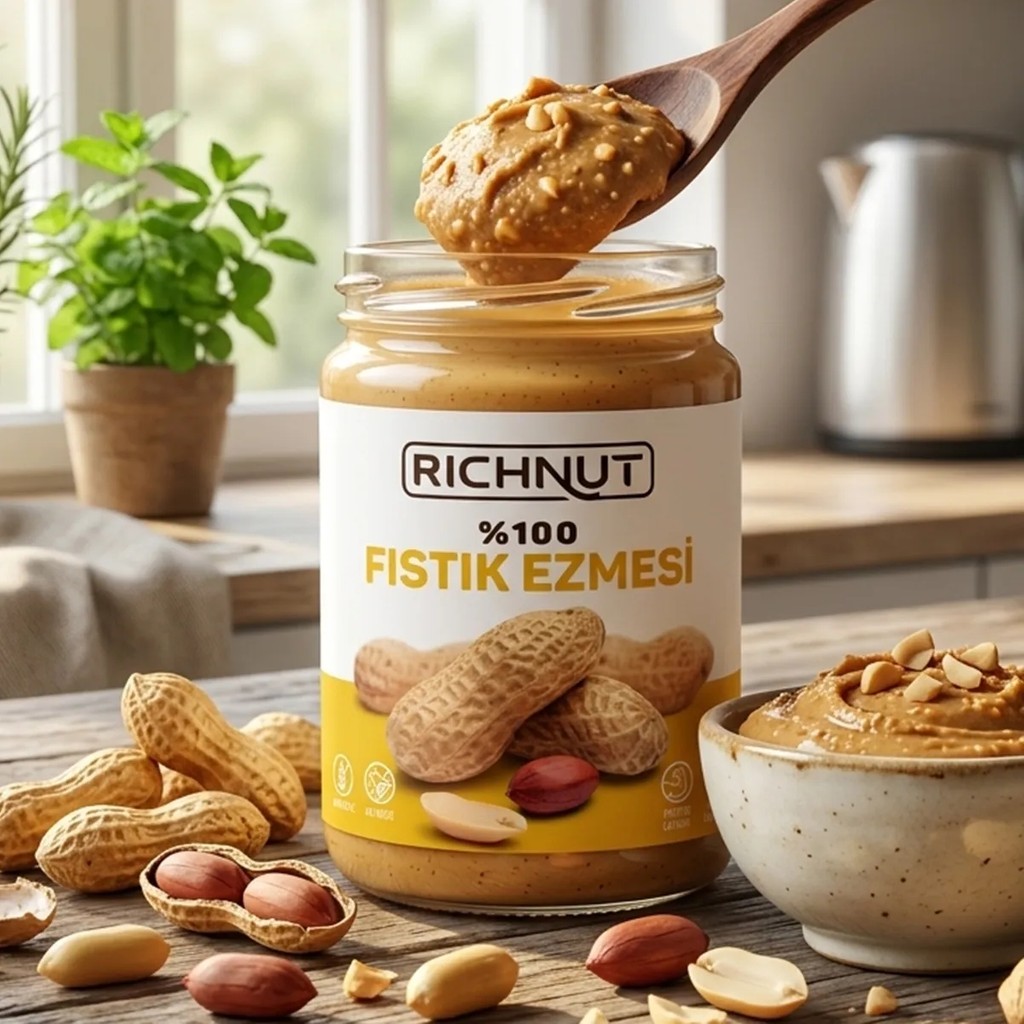 Richnut %100 Fıstık Ezmesi 300 gr Diğer Fiyatı
