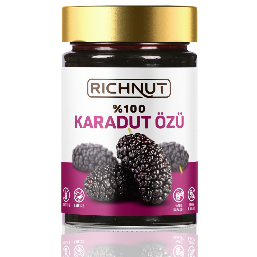 RİCHNUT %100 Karadut Özü 400 gr Organik Ürünler Fiyatı