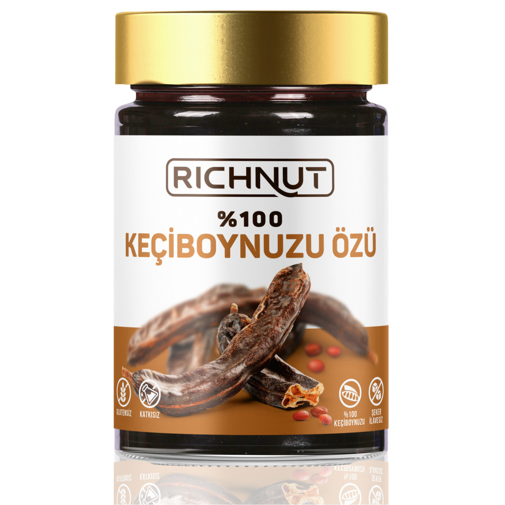 RİCHNUT %100 Keçiboynuzu Özü 400 gr Organik Ürünler Fiyatı