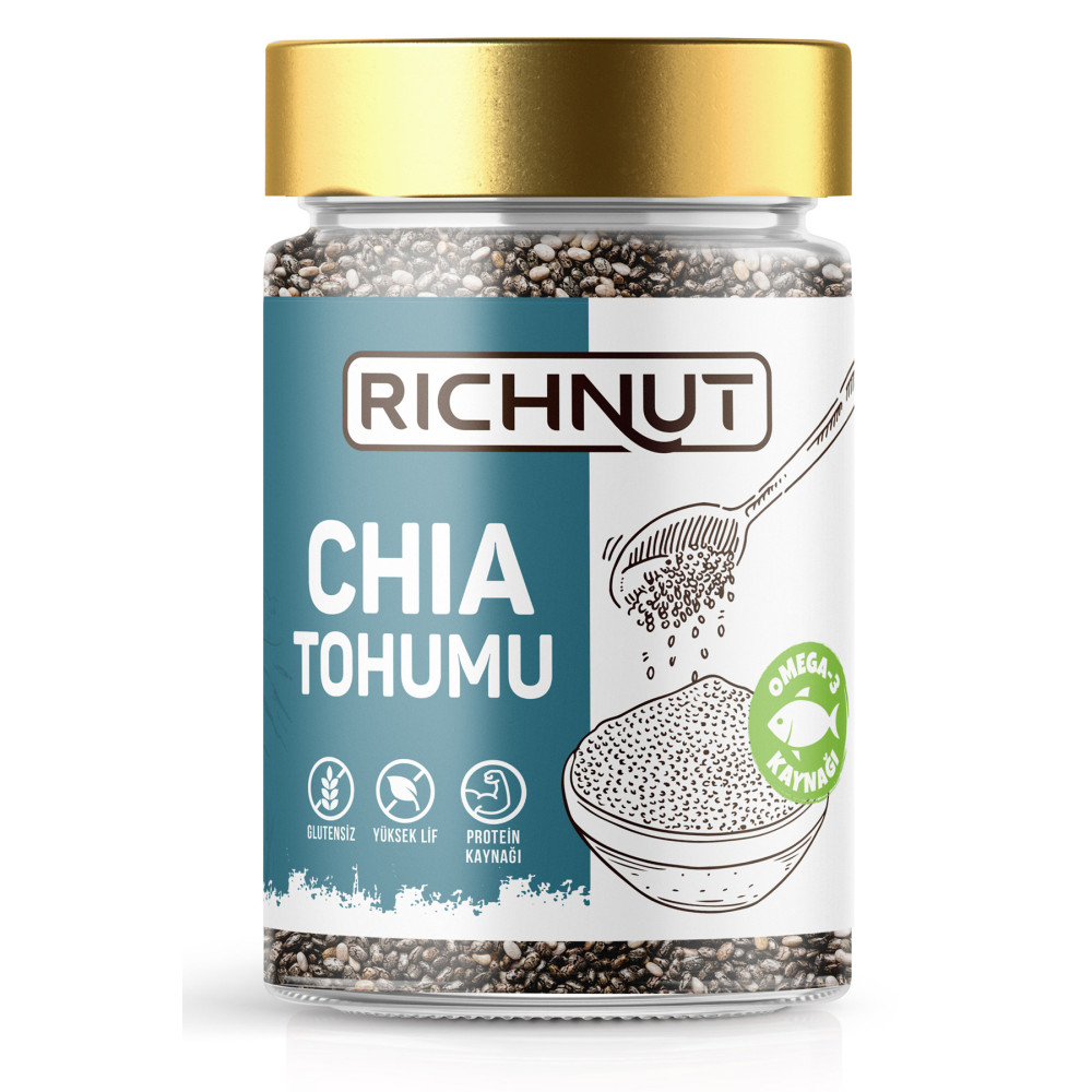 RİCHNUT Chia Tohumu Glütensiz Temel Gıda Fiyatı