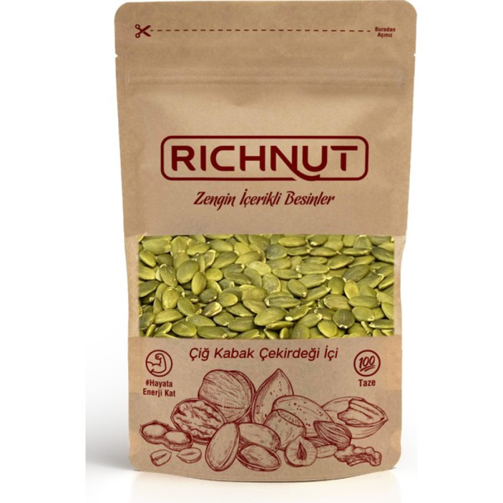 Richnut Çiğ Kabak Çekirdeği Içi 120 gr Diğer Fiyatı