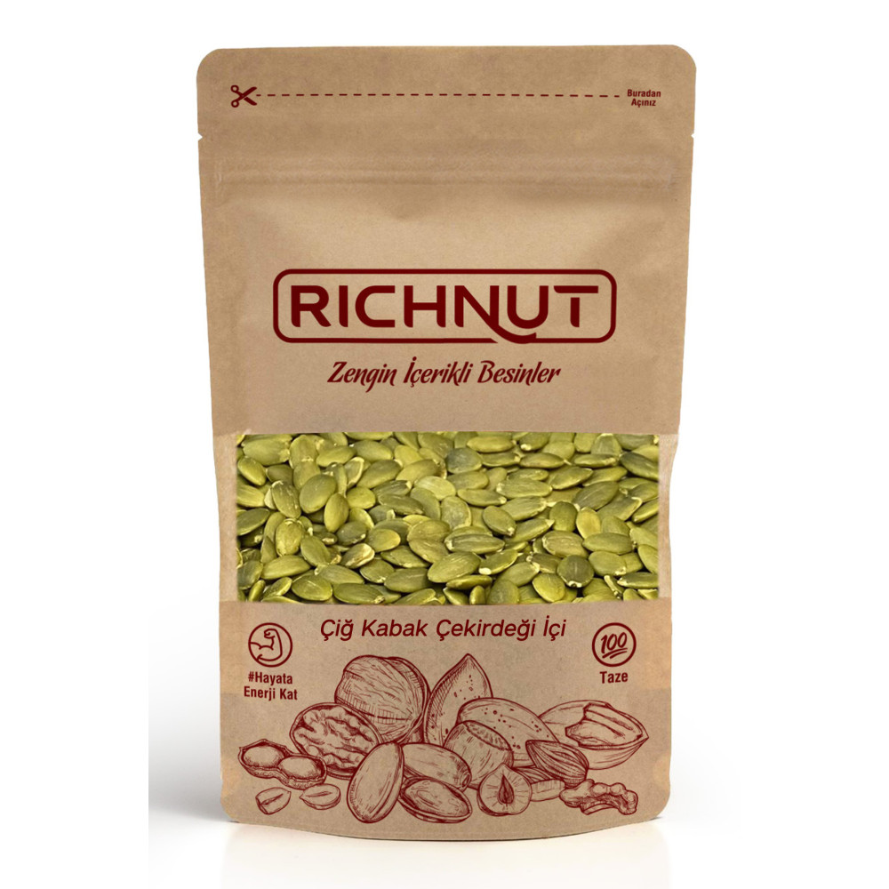 RİCHNUT Çiğ Kabak Çekirdeği Içi 120g Kuruyemiş Fiyatı
