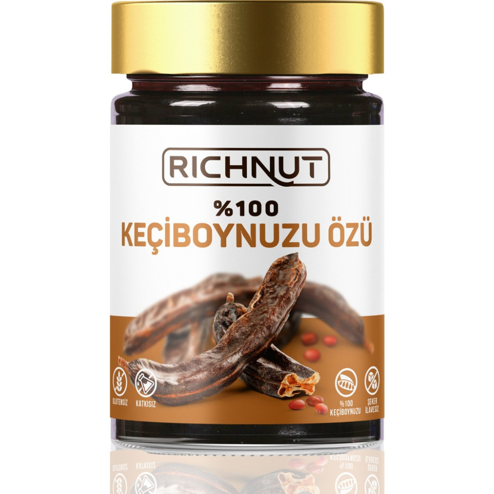 Richnut Keçiboynuzu Özü 400 gr Türkiye Üretimi Doğal Katkısız Yoğun Aromalı Pekmez Lezzeti Tahin Pekmez ve Helva Fiyatı