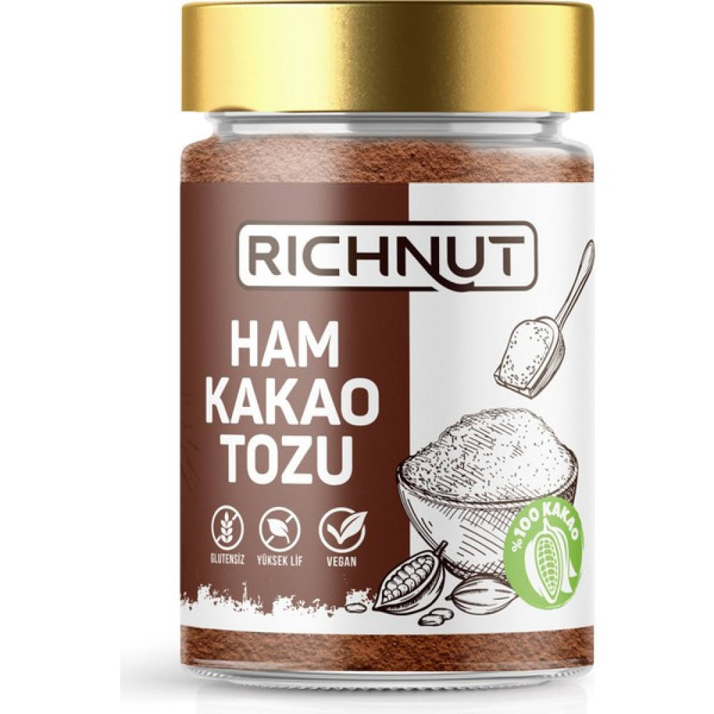 Richnut Naturel Ham Kakao Tozu 140 gr Diğer Fiyatı