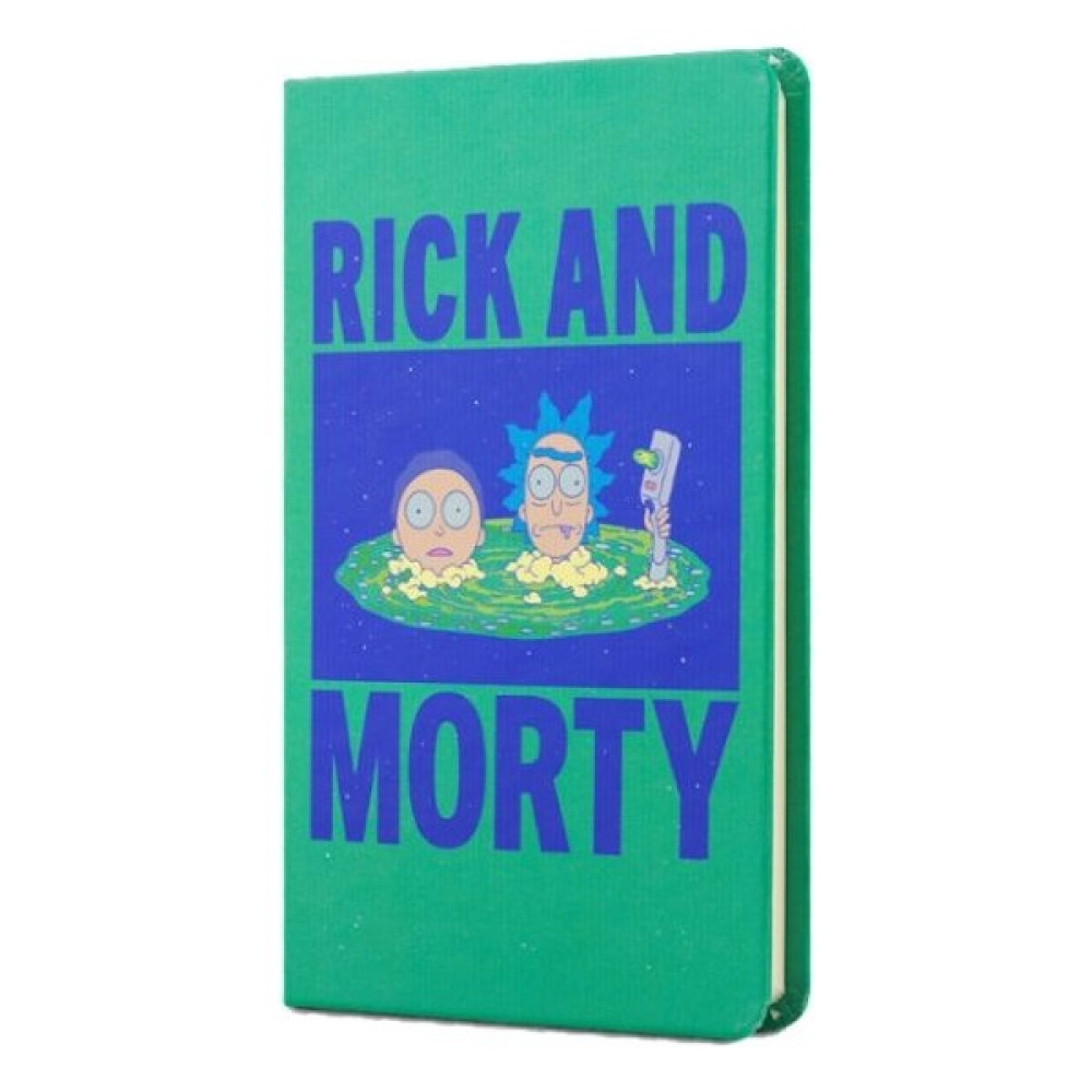Rick And Morty Sert Kapak Lastikli Mini Defter Yeşil Ajanda Fiyatı