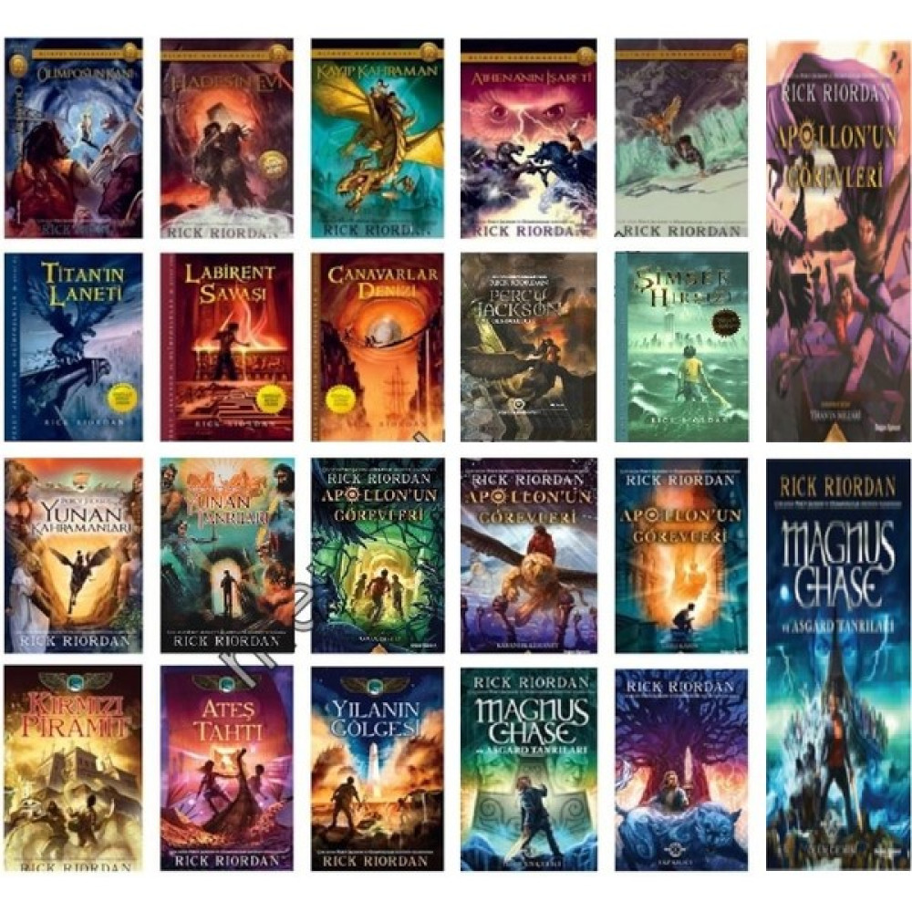Rick Riordan 22 Kitap Set - Olimpos Kahramanları - Kane Günceleri - Percy Jackson ve Olimposlular - Apollon'un Görevleri - Magnus Chase ve Asgard T... Bilim Kurgu & Fantastik Fiyatı