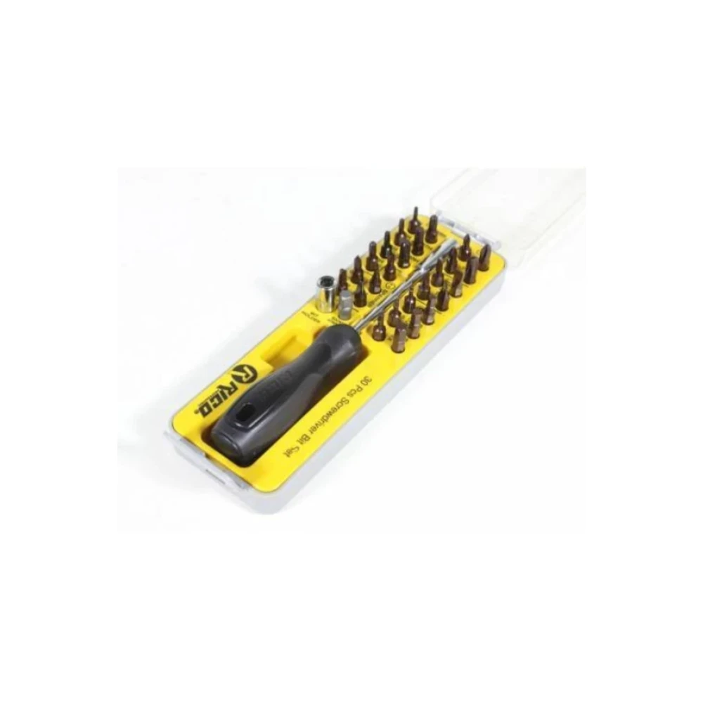 Rico 005-Rc2321 30 Parca Bits Uc Seti Seffaf Deliksiz Elektrikli El Aletleri Fiyatı