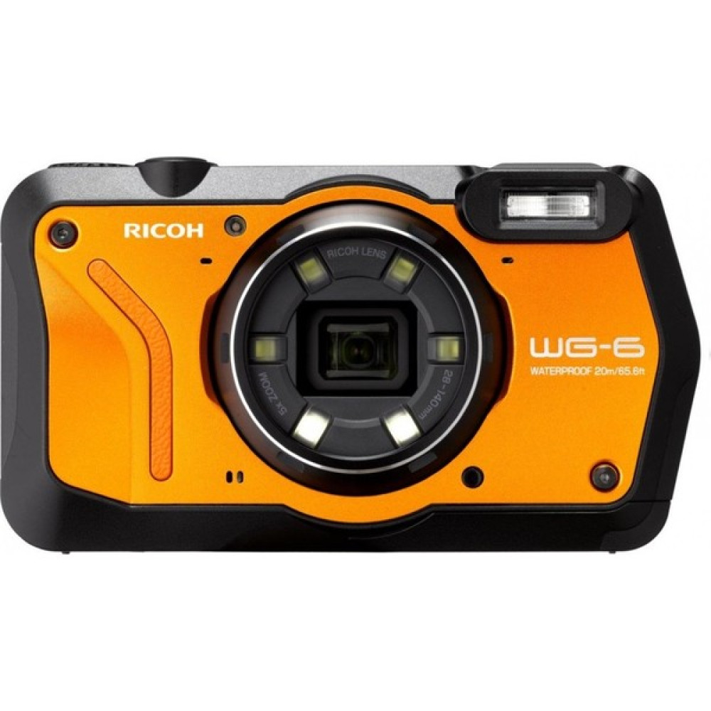 Ricoh Wg-6 Dijital Kompakt Outdoor Fotoğraf Makinesi Turuncu Dijital Fotoğraf Makineleri Fiyatı
