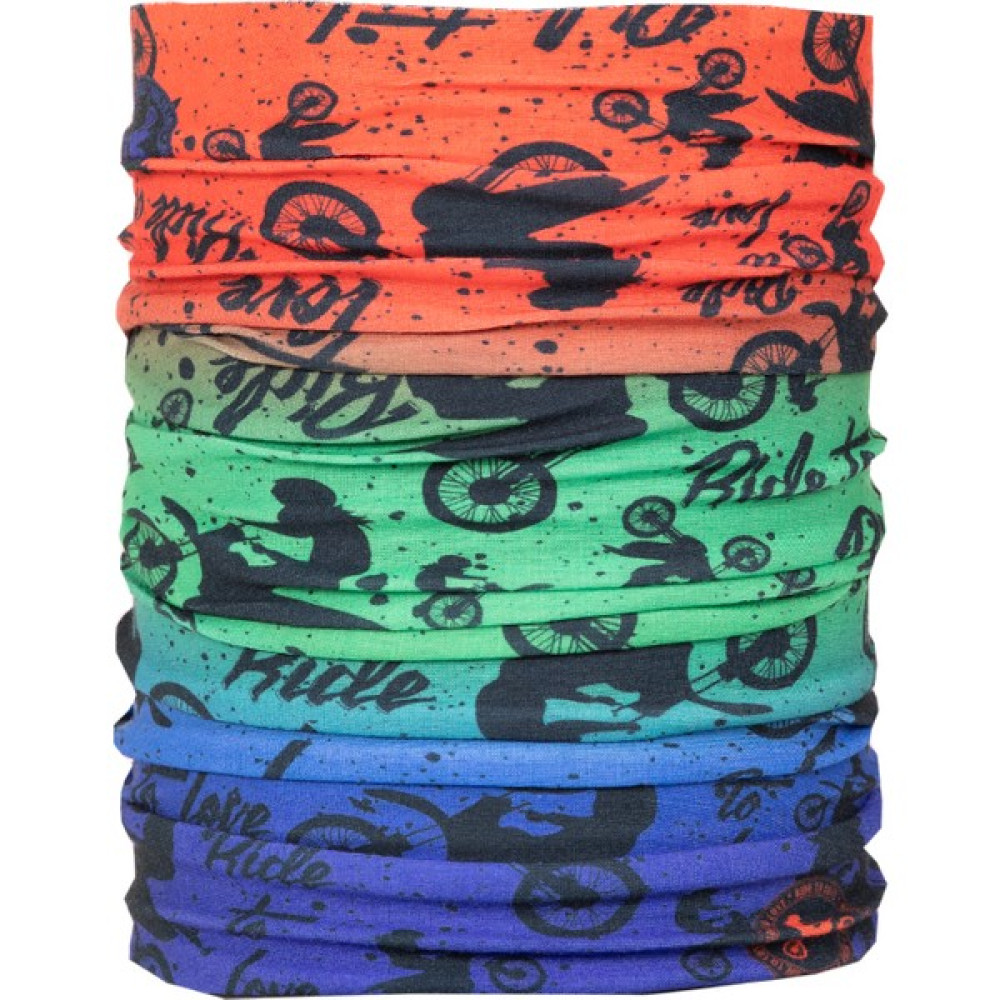 Ride To Love Orange Green Blue Bandan Dikişsiz Boyunluk - Standart - Renkli Oto Boyaları Fiyatı