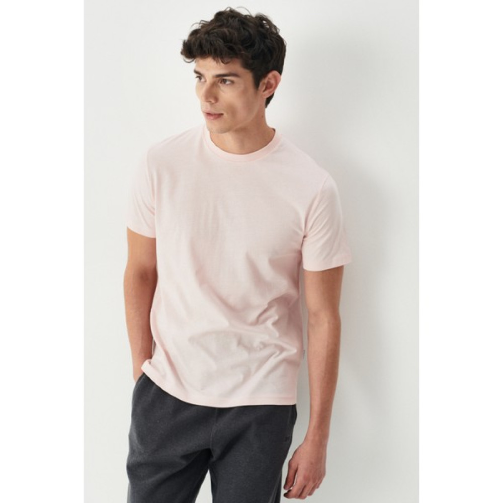 Riders By Lee Regular Fit %100 Pamuk Bisiklet Yaka Açık Pembe Tişört Erkek T-shirt Fiyatı
