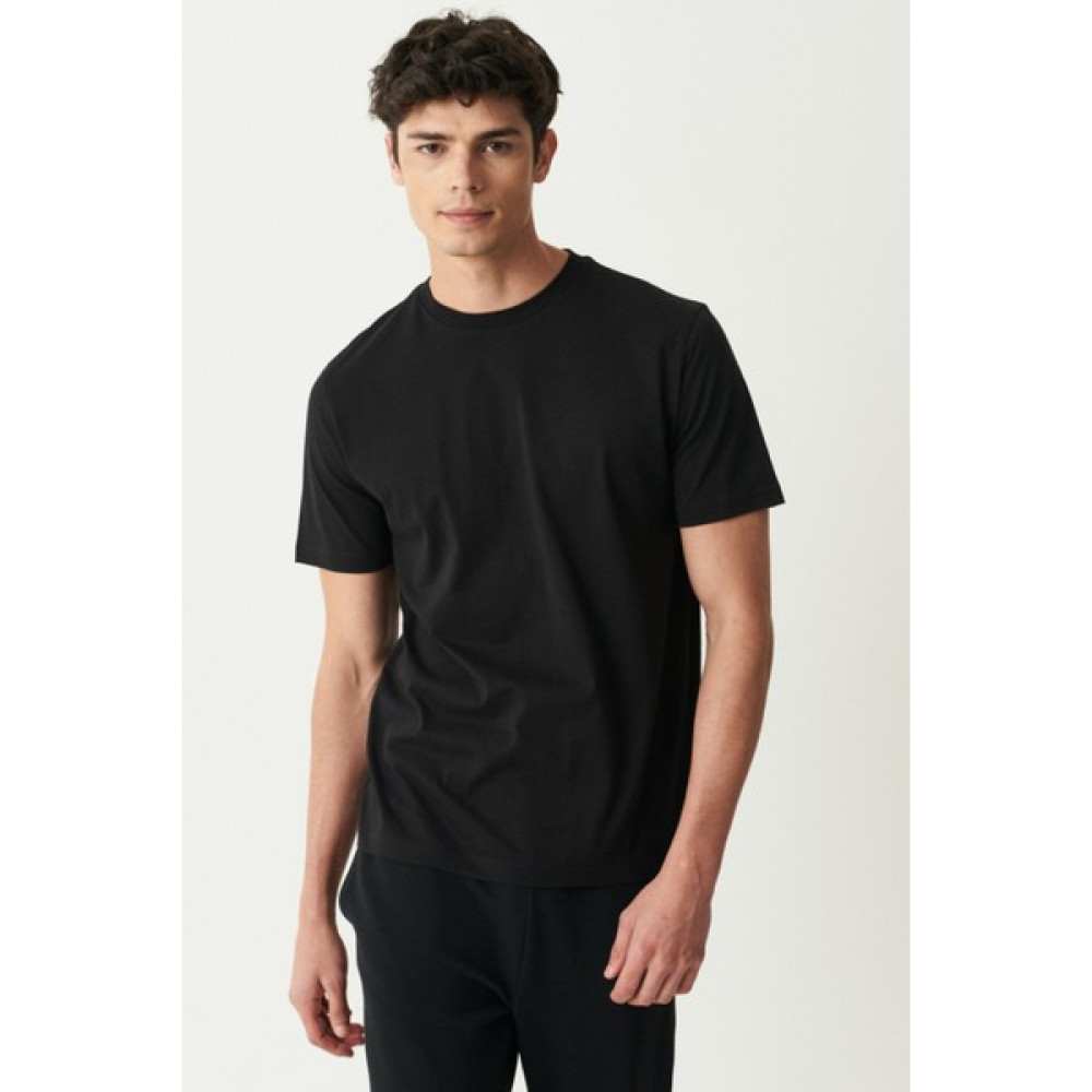 Riders By Lee Regular Fit %100 Pamuk Bisiklet Yaka Siyah Tişört Erkek T-shirt Fiyatı