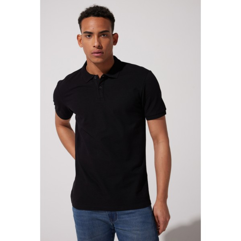 Riders By Lee Regular Fit Normal Kesim %100 Pamuk Polo Yaka Siyah Tişört Bayan T-shirt Fiyatı