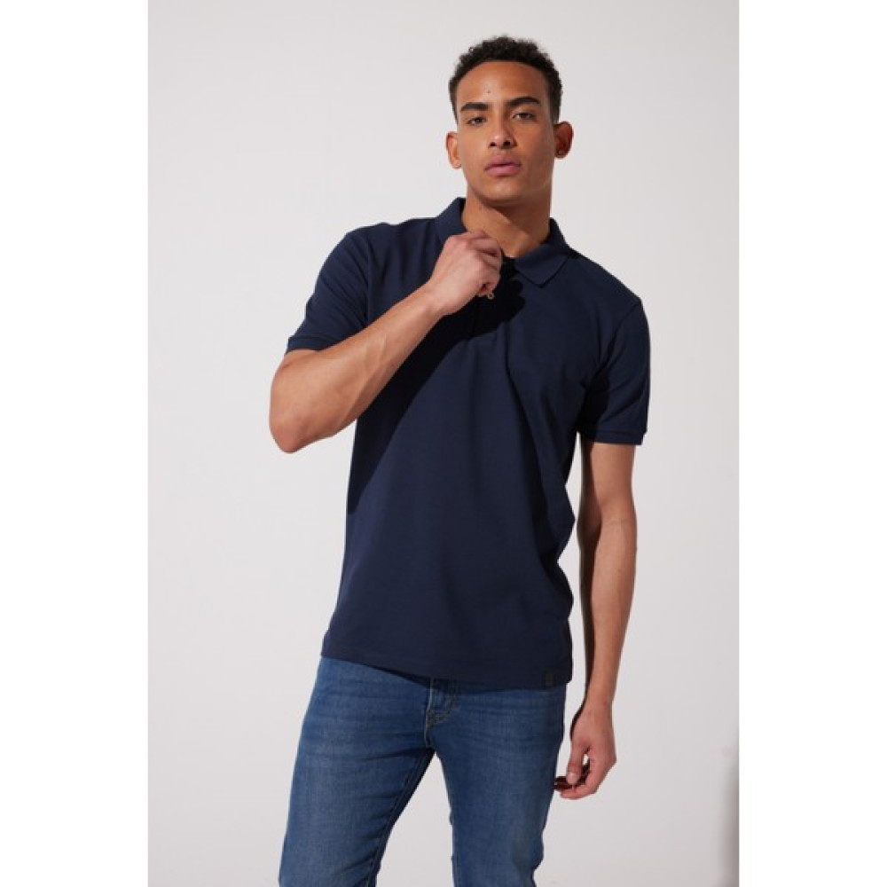 Riders By Lee Regular Fit Normal Kesim Pamuk Polo Yaka Lacivert Tişört Bayan T-shirt Fiyatı