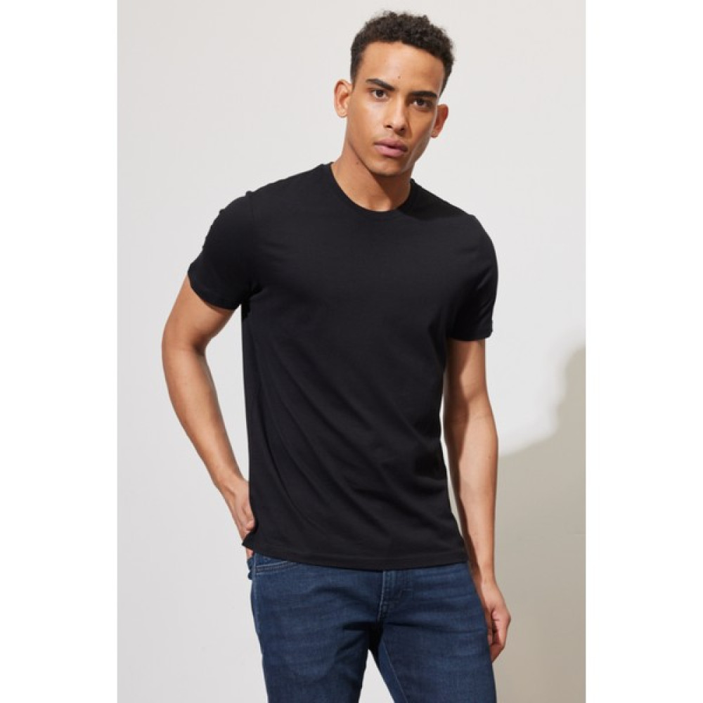 Riders By Lee Regular Fit Pamuk Bisiklet Yaka Siyah Tişört Erkek T-shirt Fiyatı