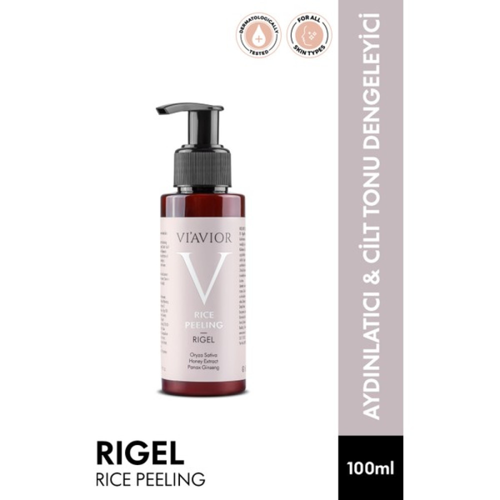 Rigel Rice Peeling Pirinç Özlü Yüz Maskesi Aydınlatıcı Ton Dengeleyici 100ml (20% Asya Pirinci Özü) Cilt Temizleme ve Peeling Fiyatı