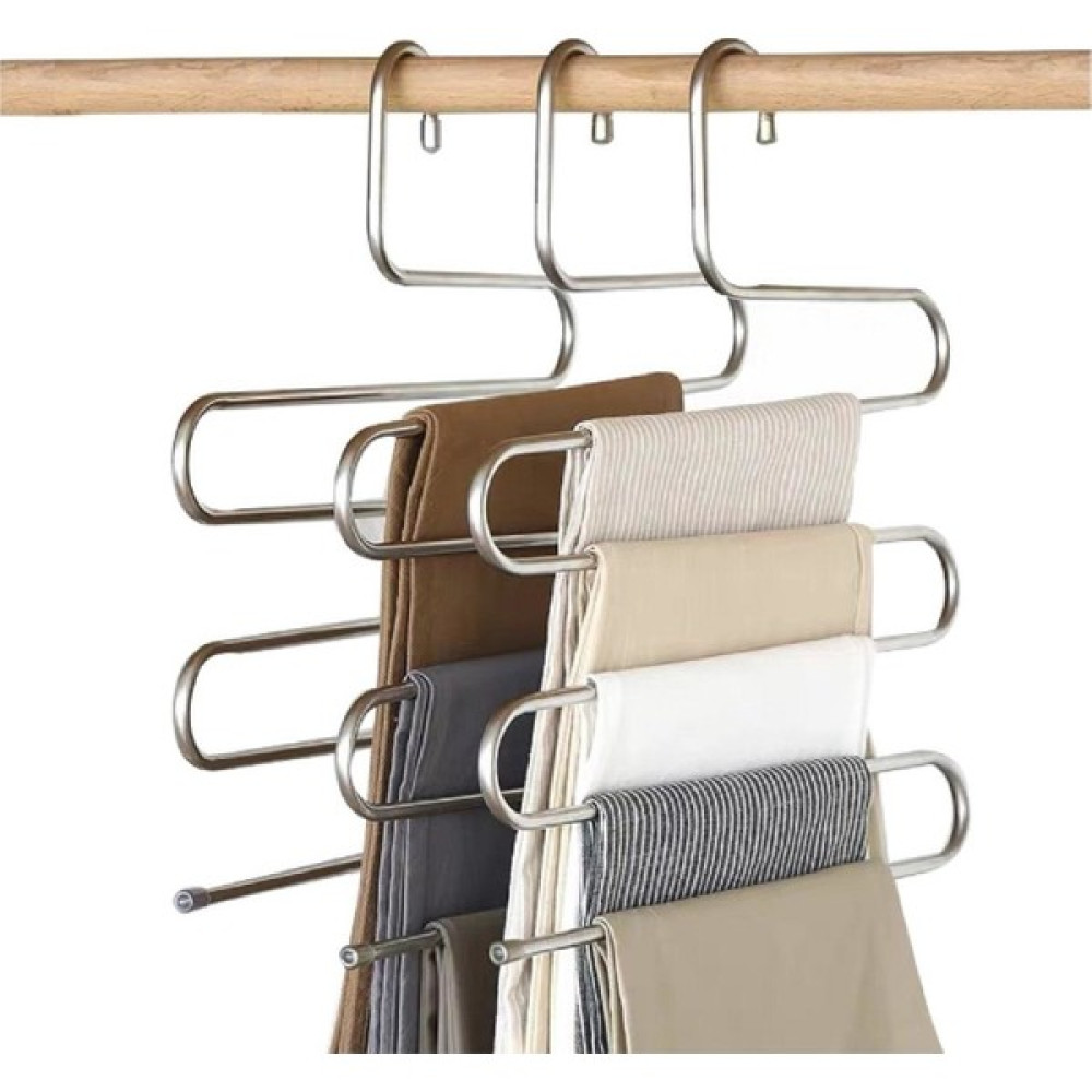 Righton 2 Adet 5 Katlı Metal Pantalon Eşarp Askısı Dolap Içi Düzenleyici - Krom Eşya Saklama / Düzenleme Fiyatı