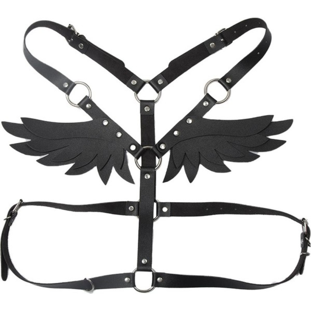 Rihens World Kanat Tasarımlı Deri Harness Gövde Aksesuarı Siyah Oto Boyaları Fiyatı