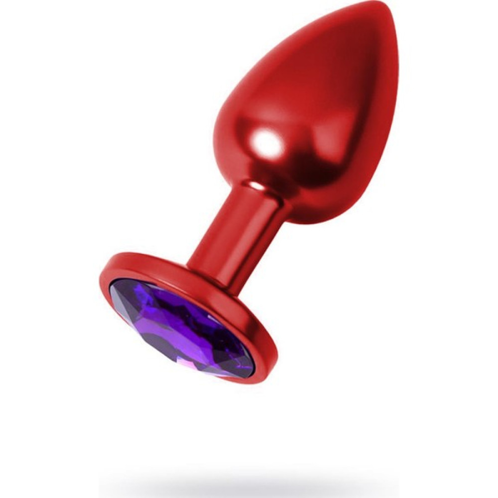 Rihens World Metal Mor Taşlı Kırmızı Anal Plug Orta Boy - 1 Oto Boyaları Fiyatı