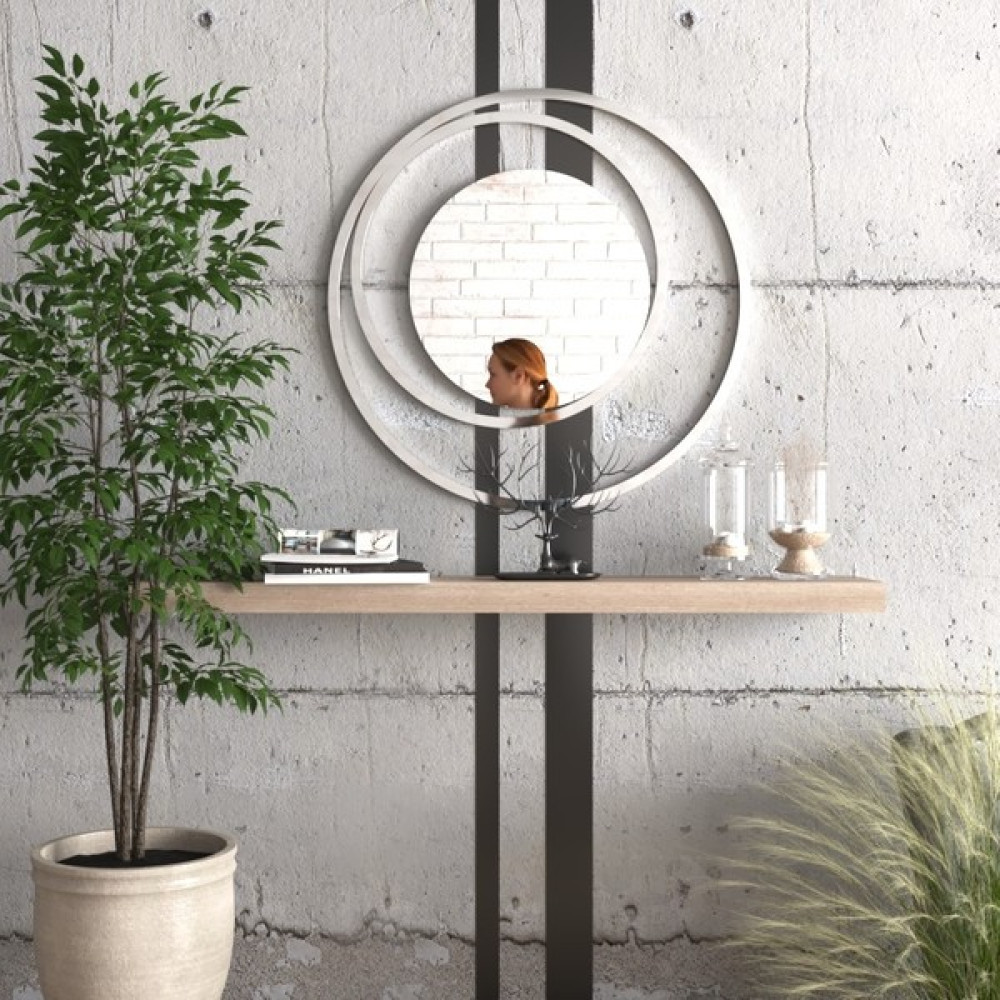 Rima Home Duvar Ayna Dresuar Üzeri Ayna Makyaj Aynası - Gümüş Ayna Fiyatı