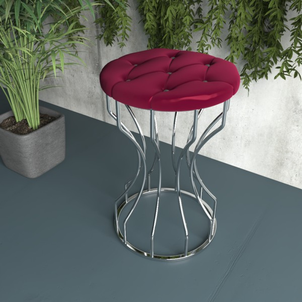 Rima Home Rüya Puf , Makyaj Masası Pufu, Ayak Ucu Puf, Kedi Yatağı, Puf, Bench, Oturak - Gümüş - Gri Puf Fiyatı