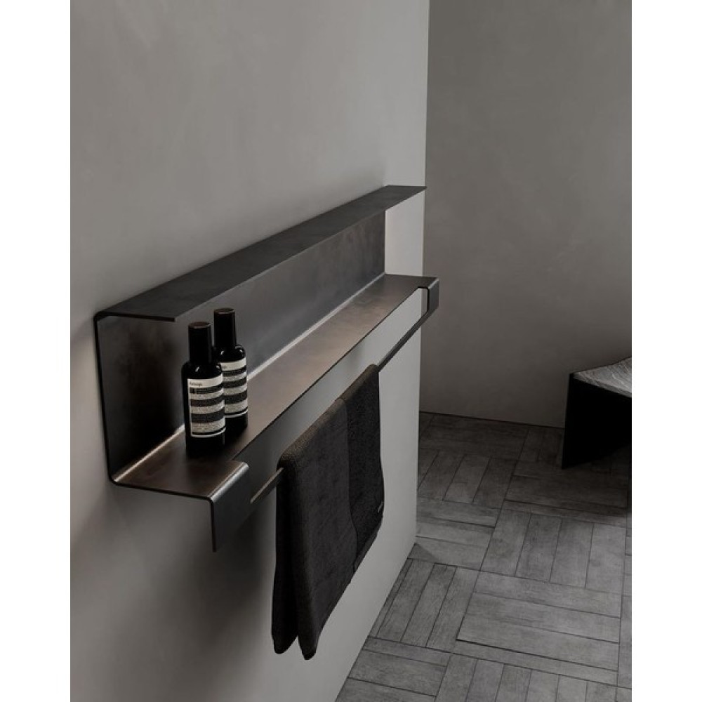 Rimed Technology Modern Metal 2 Raflı Banyo Havlu Askısı - Hotel-Apart-Banyo Havlu Aksesuarı 30 cm Rimedametal-2-Katlı Havluluk Havluluk Fiyatı