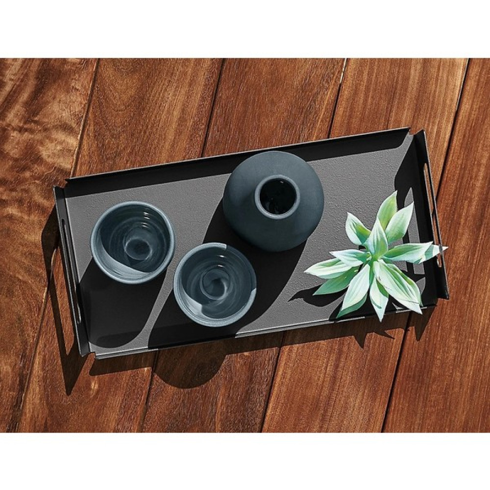 Rimed Technology Modern Metal 3 Lü Set Çay Kahve Servis Sunum Tepsisi-Şık Tasarım -Günlük Kullanıma Uygun Mutfak Gereçleri Fiyatı