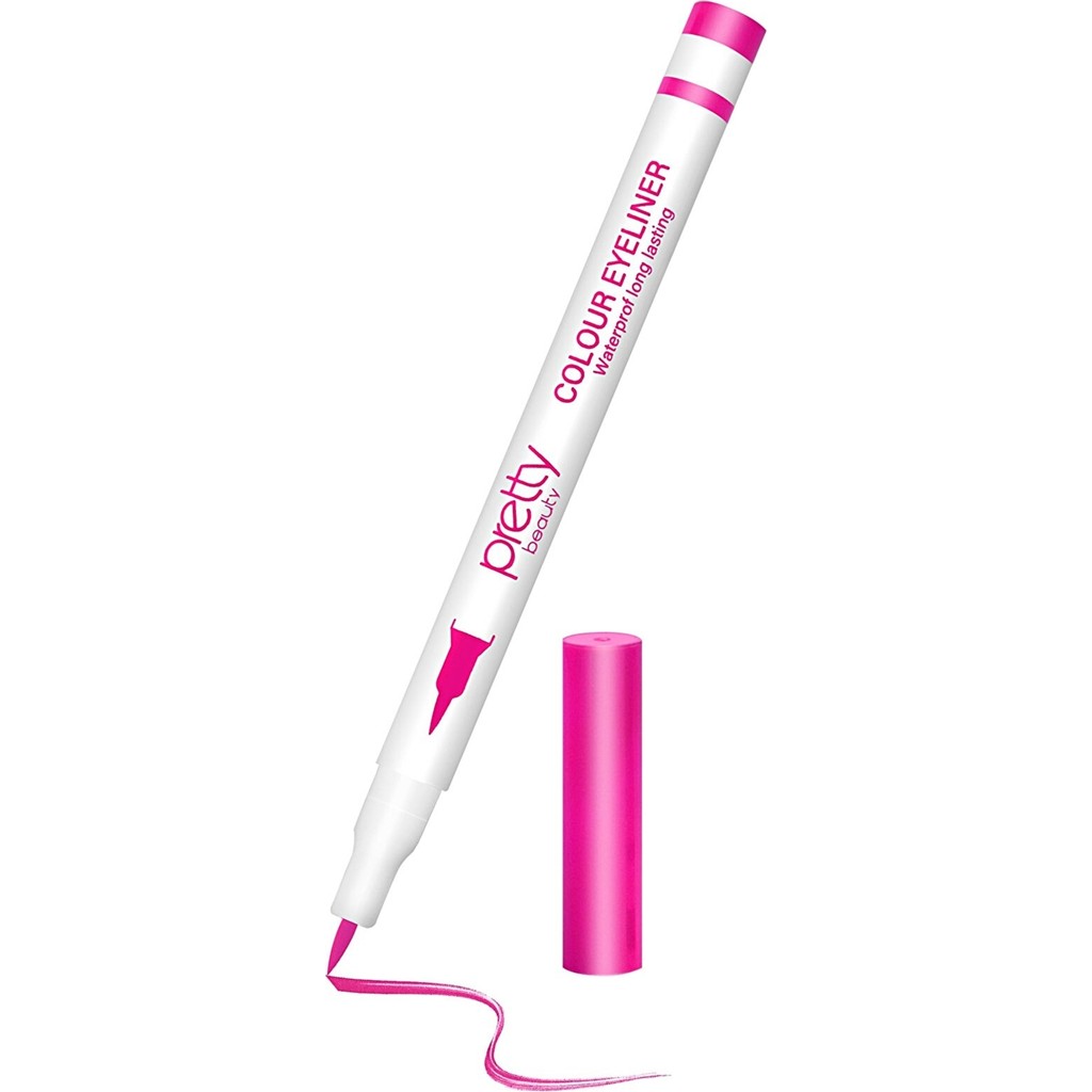 Rimella Pretty Beauty Renkli Eyeliner Pembe Renkli Uzun Süre Kalıcı Makyaj Ürünü Rimeller / Maskaralar Fiyatı