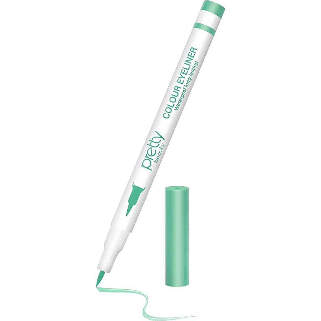 Rimella Pretty Beauty Renkli Pen Eyeliner - açık yeşil Rimeller / Maskaralar Fiyatı