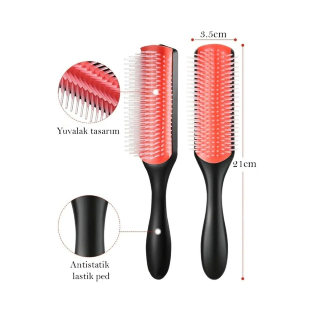 rimella Styling Brush 9 Sıra Şekillendirme Fırçası Curly Girl Kıvırcık Kız Metodu Fırçası Saç Fırçası ve Tarağı Fiyatı