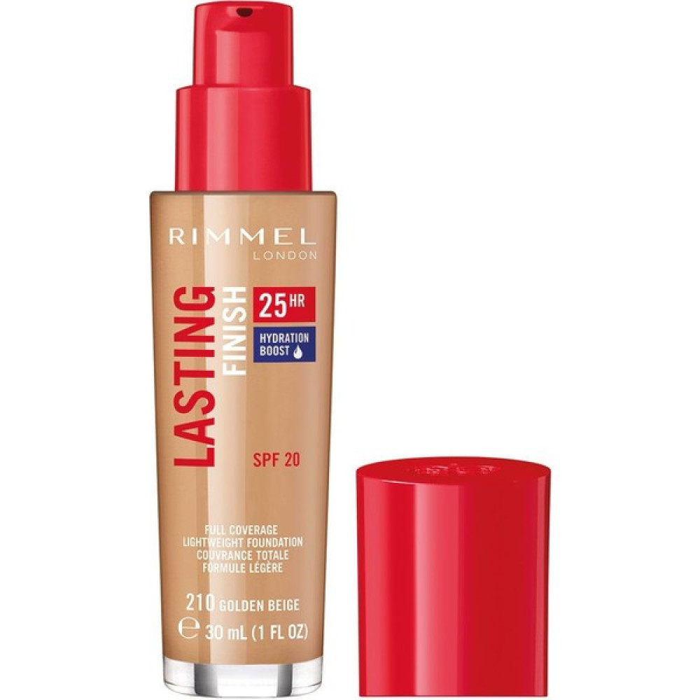 Rimmel London Fondöten - Lasting Finish Foundation 210 Gold Beige 30 ml Fondötenler Fiyatı