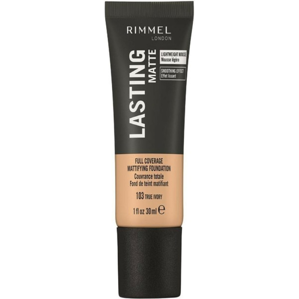 Rimmel London Lasting Matte Foundation 103 True Ivory 30 ml Rujlar & Dudak Parlatıcıları Fiyatı