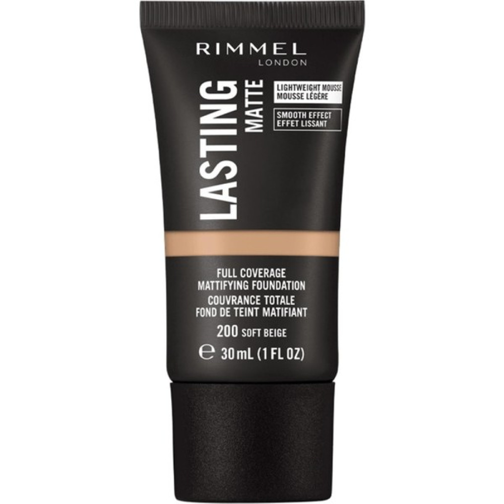 Rimmel London Marka: Rimmel London Lasting Matte Fondöten No: 200 Soft Beige Fondötenler Fiyatı