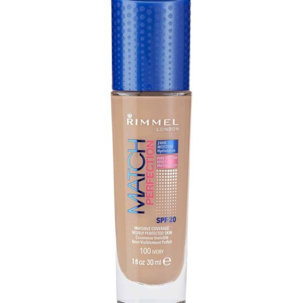 Rimmel London Match Perfection Foundation Fondöten 100 Ivory Fondötenler Fiyatı
