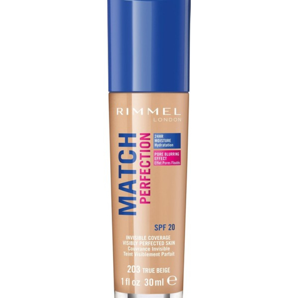 Rimmel London Match Perfection Foundation Fondöten 203 True Beige - 0 Fondötenler Fiyatı