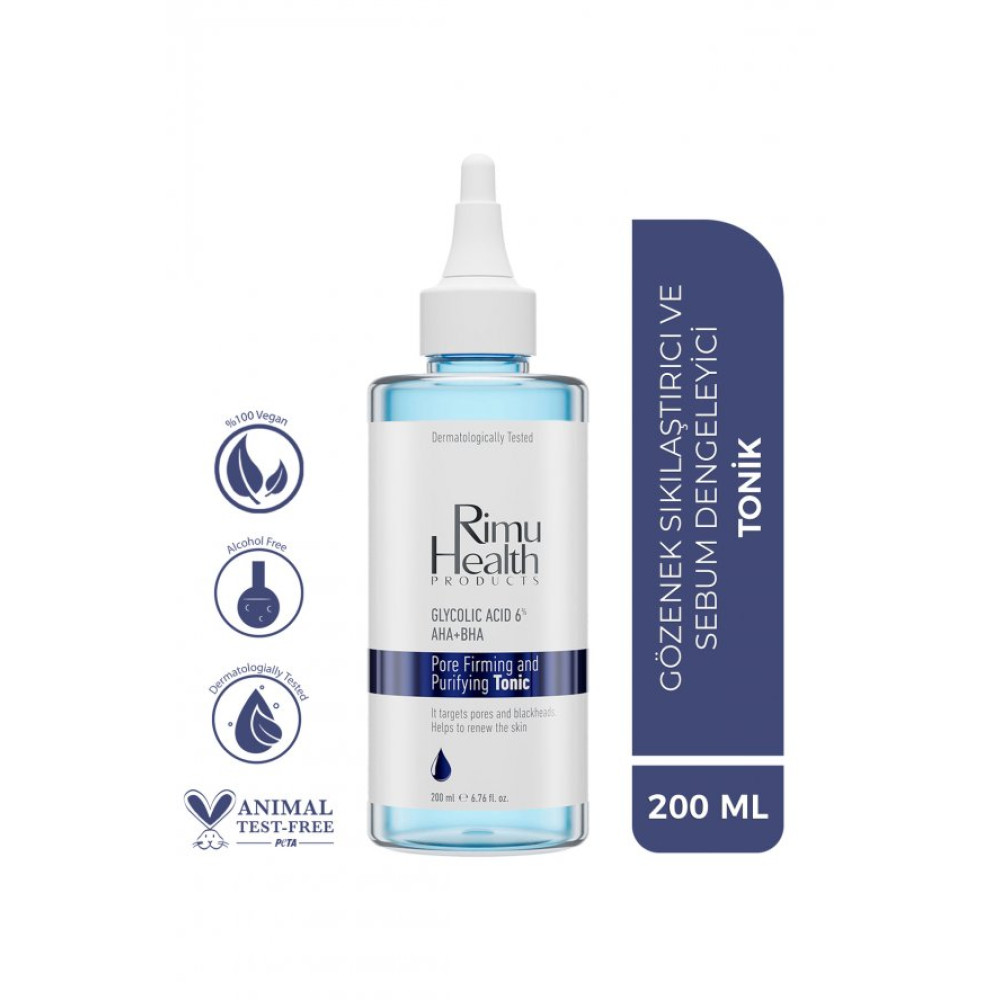 Rimu Health Gozenek Sikilastirici, Arindirici Ve Canlandirici Yuz Bakim Tonigi (Glycolıc Acıd - Aha) Cilt Temizleme ve Peeling Fiyatı