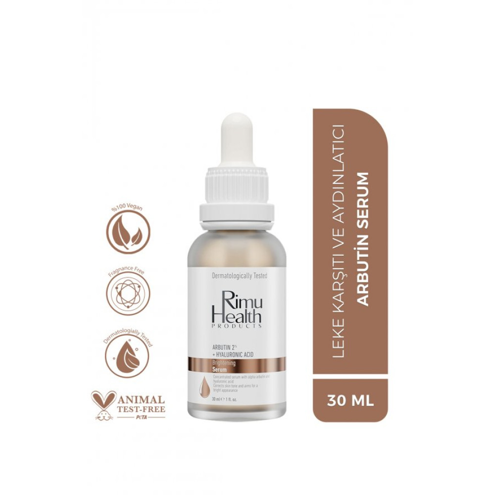 Rimu Health Leke Karsiti, Cilt Tonu Esitleyici Ve Aydinlatici Arbutin Serum 30Ml Cilt ve Yüz Bakımı Fiyatı