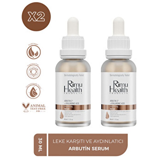 Rimu Health Products Arbutin Serum 2 Li Fırsat Paketi Leke Karşıtı ve Cilt Tonu Eşitleyici 30 ml Tüm Cilt Tipleri İçin SSD / Solid State Drive Fiyatı
