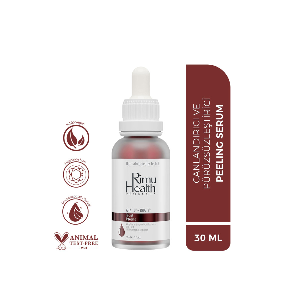Rimu Health Products Canlandırıcı Ve Cilt Tonu Eşitleyici Yüz Peeling Serum 30 Ml (aha 10% + Bha 2%) Cilt ve Yüz Bakımı Fiyatı