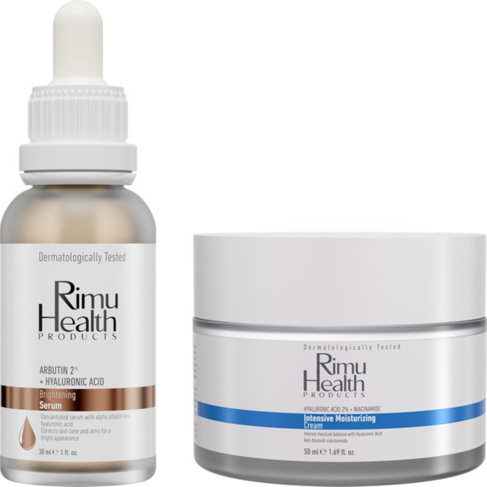 Rimu Health Products Cilt Tonu Eşitleyici Nemlendirici Krem ve Lekeli Ciltler Için Cilt Serumu (Arbutin + Niacinamid) Anti-Aging / Yaşlanma Karşıtı Fiyatı