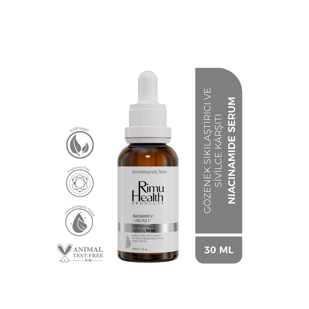 Rimu Health Products Gözenek Sıkılaştırıcı Siyah Nokta Ve Serum 30ml (niacinamide 6%+zınc Pca) Cilt ve Yüz Bakımı Fiyatı