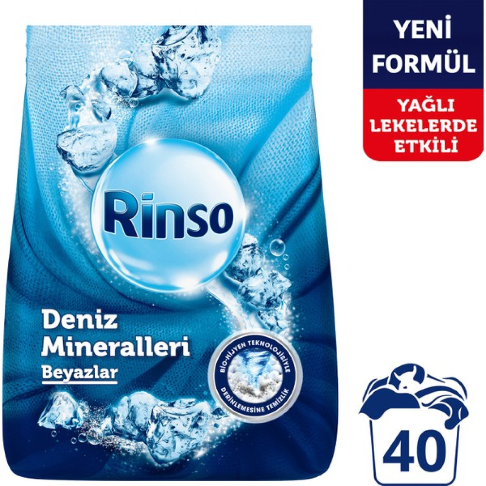 Rinso Toz Çamaşır Deterjanı Deniz Mineralleri Beyazlar İçin Derinlemesine Temizlik 6 KG Çamaşır Deterjanı Fiyatı
