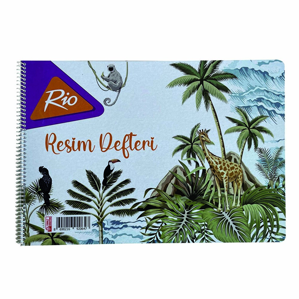 Rio Spiralli 15 Sayfa 25X35 cm Resim Defteri Resim Defteri Fiyatı