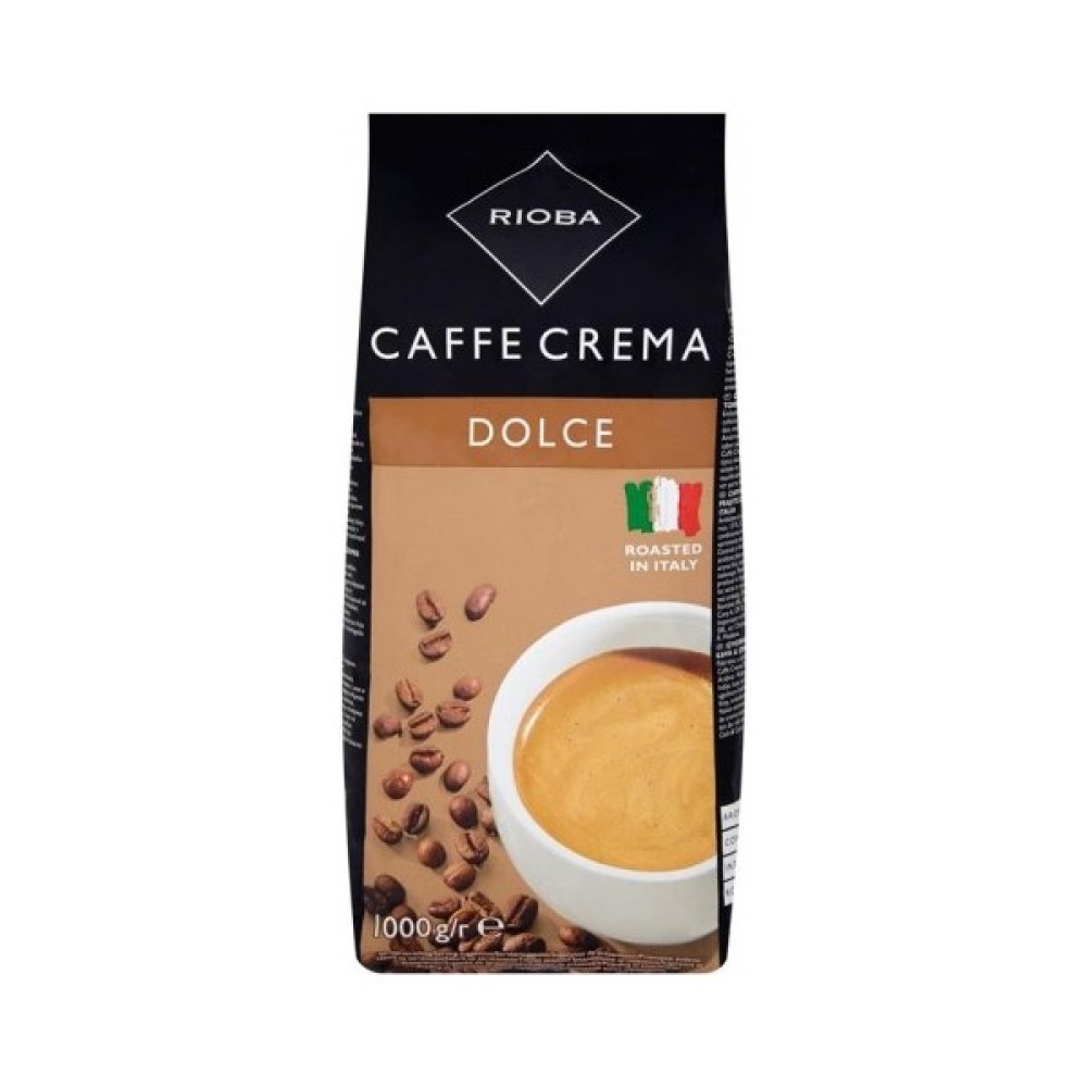 Rioba Caffe Crema Dolce %80 Arabica %20 Robusta Espresso Çekirdek Kahve - 1000 gr - 1 kg Kahve Fiyatı