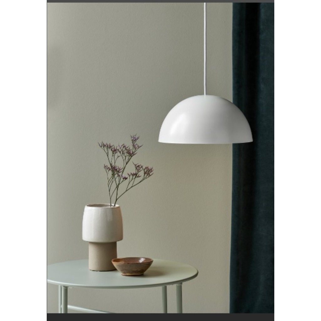 Riolight Retro rustik Mutfak oda cafeler Için Beyaz 1XE27 Duylu Tekli Metal Sarkıt Avize ÇAP:40CM - 1 Avize Fiyatı