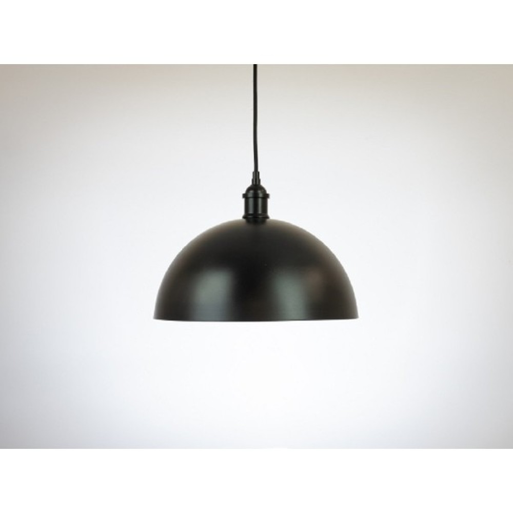 Riolight Retro,rustik,vintage Mutfak,oda,salon,cafe Için Siyah Tekli Metal Sarkıt Avize ÇAP:40 - 1'li Avize Fiyatı