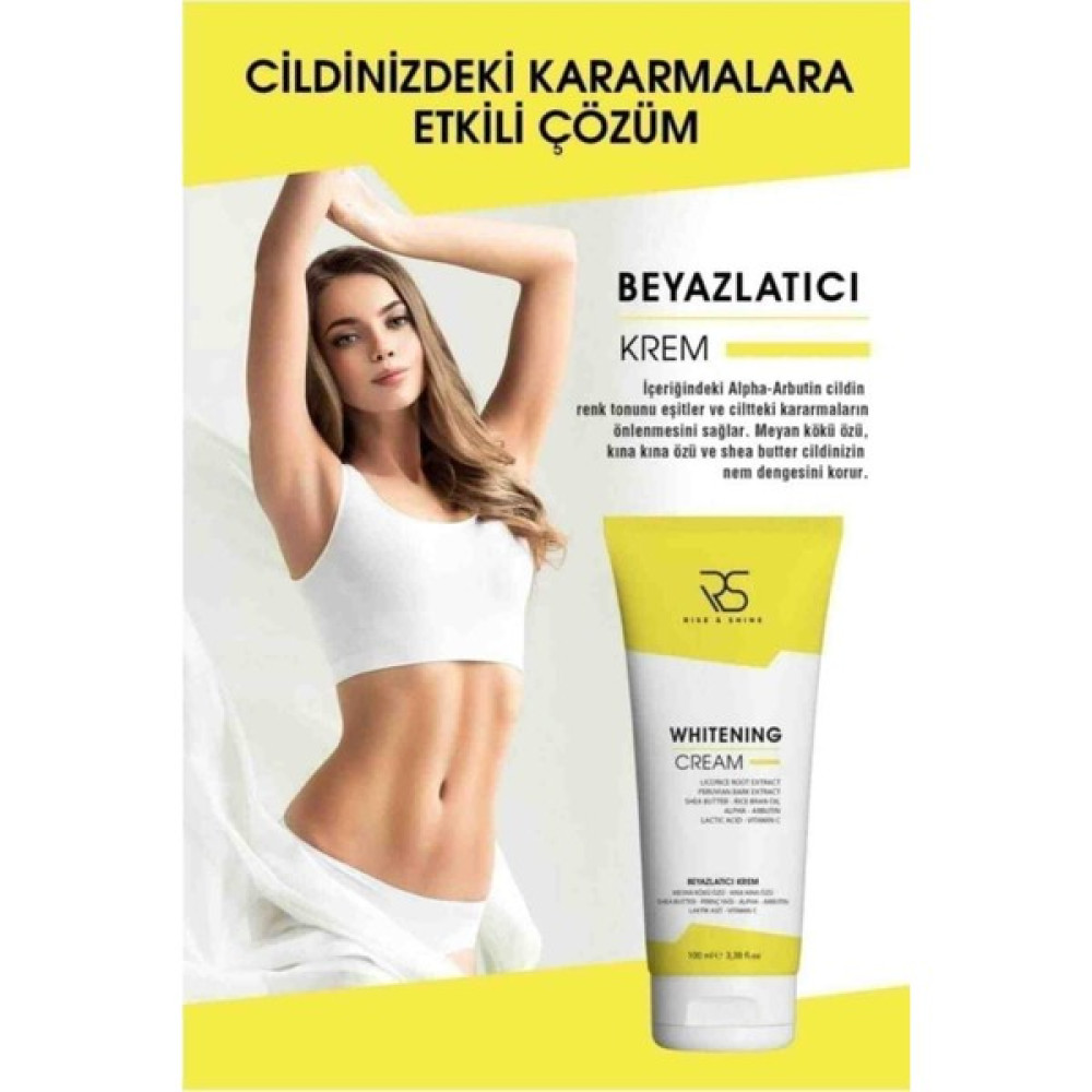 Rise And Shine beyazlatıcı Krem ( Whitening) - 100 ml RS0084 Leke Kremi Fiyatı